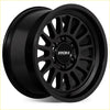 Roh apollo black matte alloy wheel with multi-spoke design 17x9 6x139.7 12 offset perfect for trucks