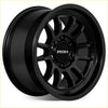 Black matte-finish roh arc alloy wheel with multi-spoke design 17x9 6x139.7 offset 12 for trucks and suvs