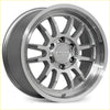 Silver-finished roh arc 17x9 alloy wheel with multi-spoke design and machined center cap for 6x139.7 bolt pattern