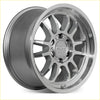 Silver rch alloy wheel with multi-spoke design and machined finish in size 17x9 with 6x139.7 bolt pattern and 12 offset