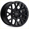 Black roh crawler alloy wheel with rugged multi-spoke design matte finish 17x9 6x139.7 12 offset