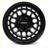 Black roh alloy wheel with matte finish and geometric spokes for lotus 17x9 6x139.7 12 offset setup