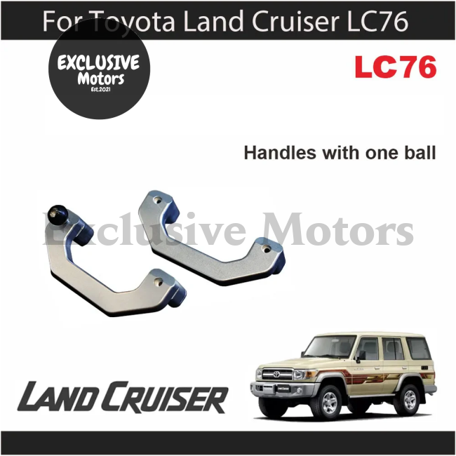 Roof Handle for Toyota Land Cruiser LC76 - Aluminum Alloy A-Pillar