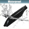 Black glossy plastic front bicycle fender with a sleek curved design for toyota land cruiser roof rack bar rail ends