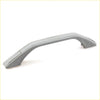 Gray plastic pull handle with smooth curved design for roof rail handle on nissan d21 navara 1985-1999