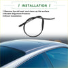 Black rubber weatherstrip seal for toyota tundra crewmax sunroof trim used for roof sealing and window frames