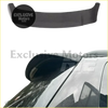 Black carbon fiber rear view of roof spoiler for Mazda 6 wagon 2006-2008 with sleek aerodynamic design