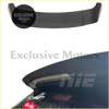 Black carbon fiber roof spoiler with sleek aerodynamic design and subtle texture for mazda 6 wagon 2006-2008 back view