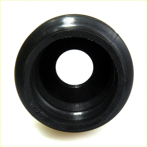 Black rubber rr arm lower ball joint boot with glossy finish and concentric ridges for Toyota Hilux 1988-1997