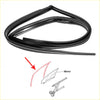 Black rubber window seal for car side mirrors rr door glass run channel right for Toyota Avanza Daihatsu Xenia
