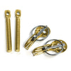 Racetech Bonnet Pins - Alloy - Gold