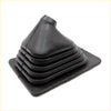 Black rubber gear lever shift boot with layered conical design for Toyota Hilux 4Runner 1997-2001