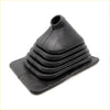Black rubber gear lever shift boot with conical layered ribbed design for toyota hilux 4runner 1997-2001