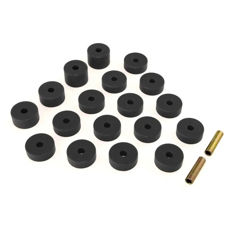 Rugged Ridge 1-109BL Body Mount Kit Black 74-75 Jeep CJ5