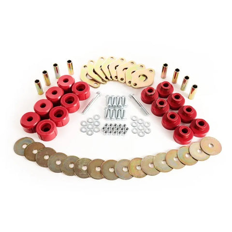 Rugged Ridge 1-118 Body Mount Kit Poly 8 bushing 0 | Kren Offroad NZ