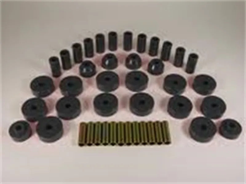 Rugged Ridge 1-2001BL Total Bushing Kit Black 55-75 Jeep