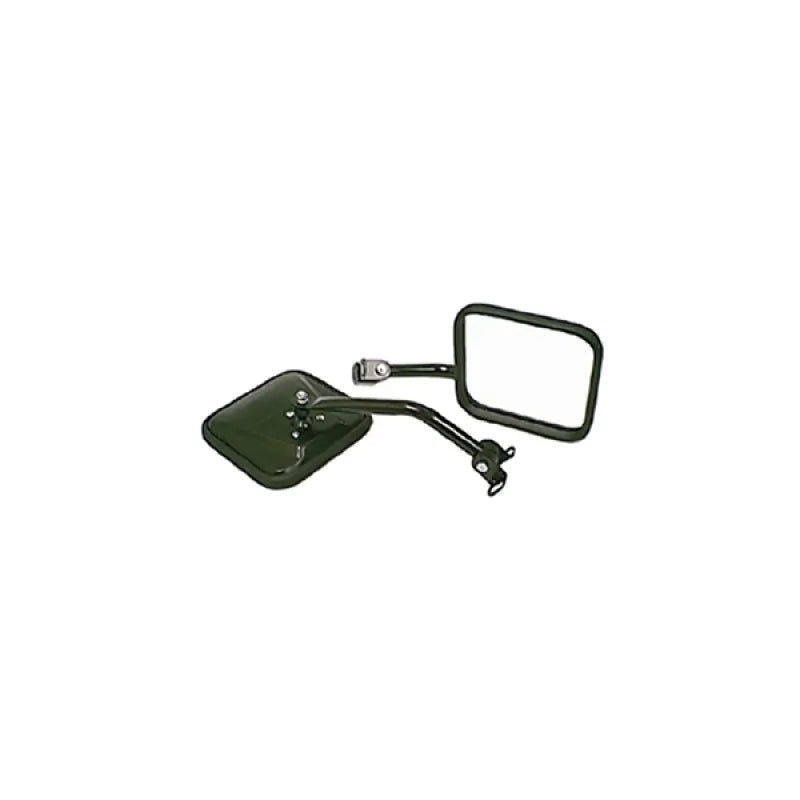 Rugged Ridge 11001.07 87-95 Jeep Wrangler YJ Black CJ-Style Side Mirror Kit