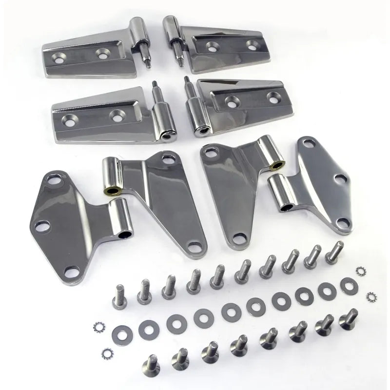 Rugged Ridge 11111.20 07-18 Jeep Wrangler JK Stainless Steel Door Hinge Kit