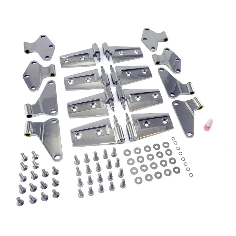 Rugged Ridge 11111.21 07-18 Jeep Wrangler JKU Stainless Steel Door Hinge Kit