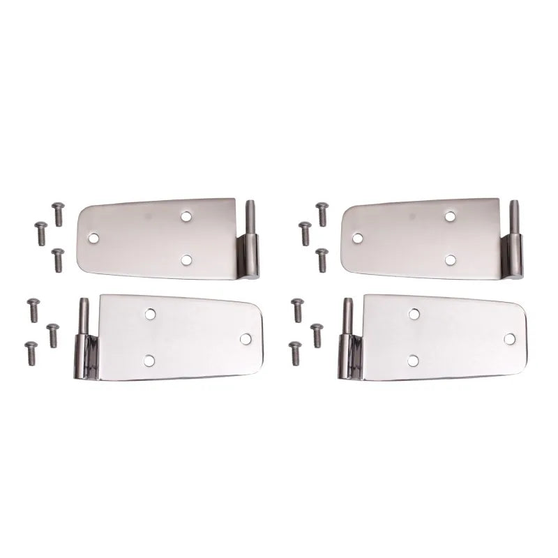 Rugged Ridge 11113.01 76-93 Jeep CJ / Jeep Wrangler Stainless Door Hinge Kit