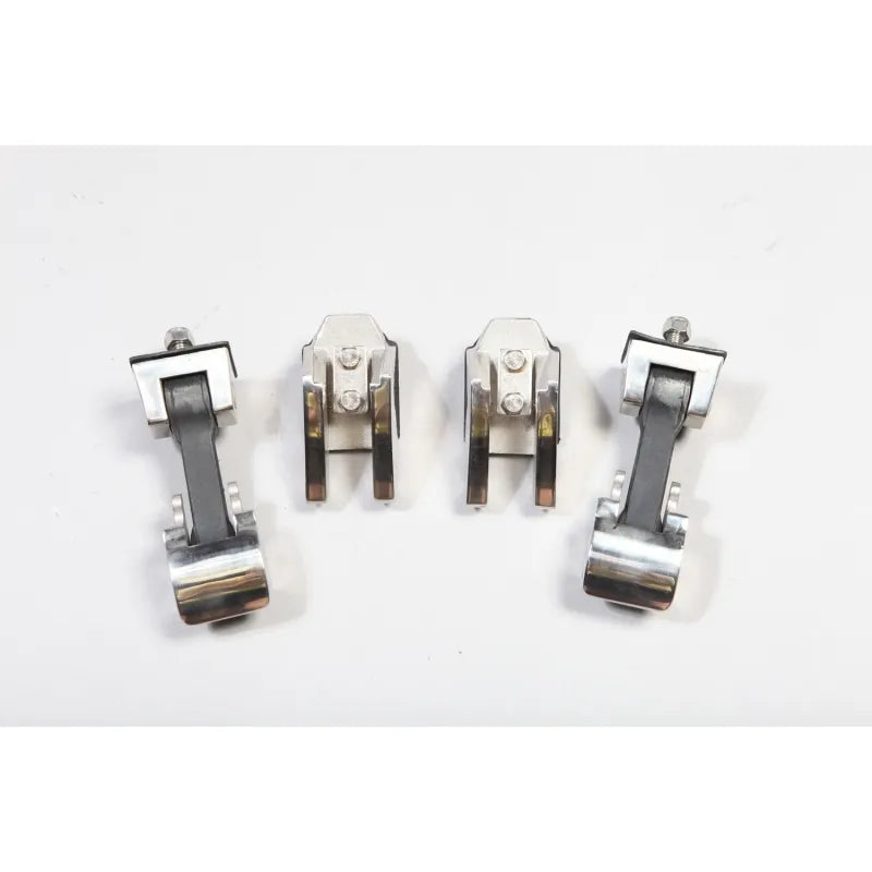 Rugged Ridge 07-18 Jeep Wrangler Stainless Steel Hood Catch Set