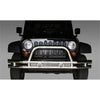 Rugged Ridge 3-In Front Tube Bumper Stainless 07-18 Jeep Wrangler (image 3)