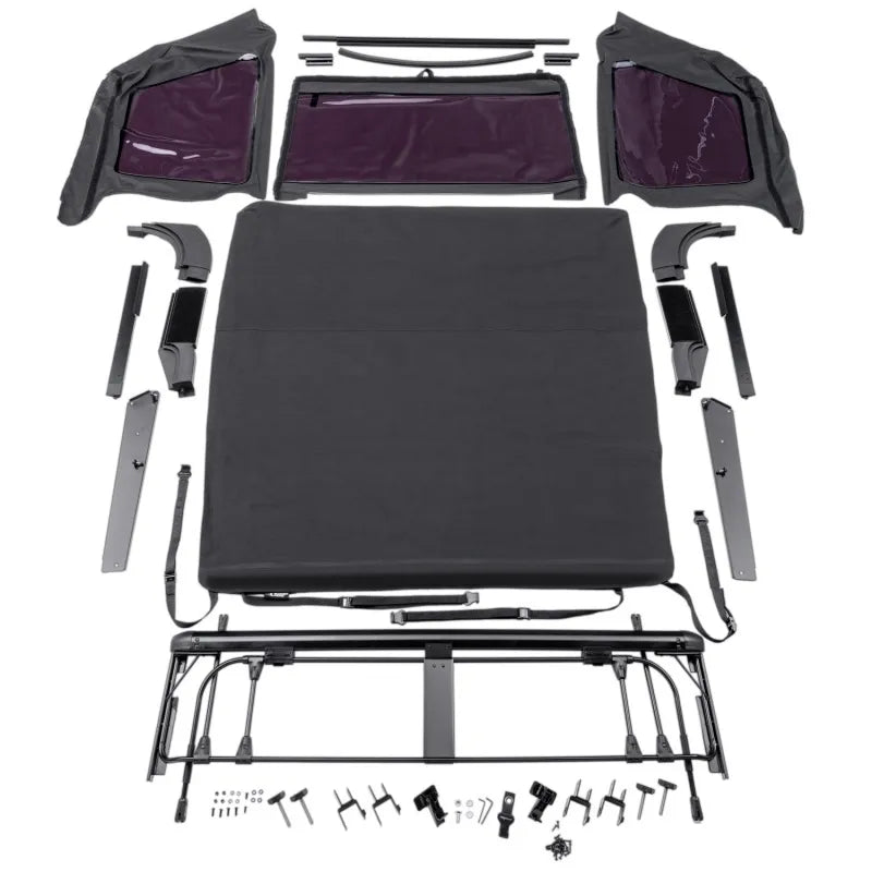 Rugged Ridge 97-06 Wrangler TJ Voyager Soft Top 2DR - Black Diamond — fits Jeep Wrangler