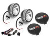 Rugged Ridge 6in Halogen Light Kit Black Steel Housings (image 2)