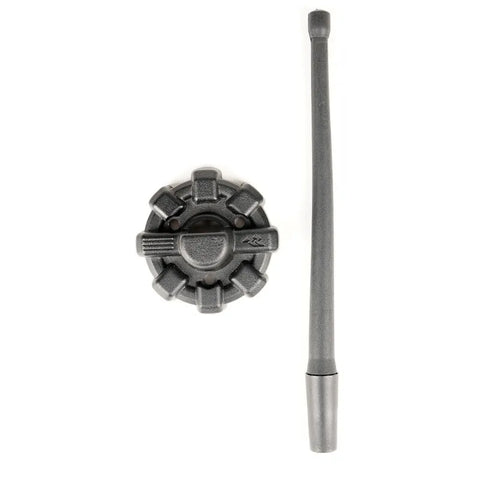 Rugged Ridge 9in Reflex Antenna with Base 07-20 JK/JL/JT — fits Jeep Gladiator