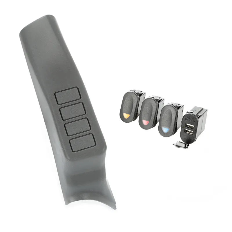 Rugged Ridge 17235.88 A-Pillar Pod Kit 3 Switch USB 07-10