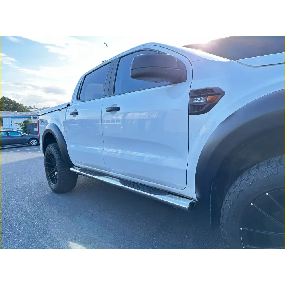 Running Board 4 inch Oval Stainless Steel Ranger Double Cab