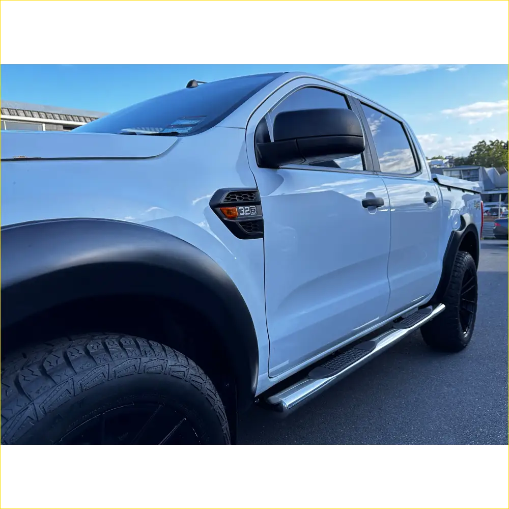 Running Board 4 inch Oval Stainless Steel Ranger Double Cab