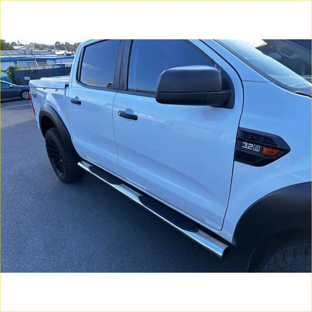 Running Board 4 inch Oval Stainless Steel Ranger Double Cab