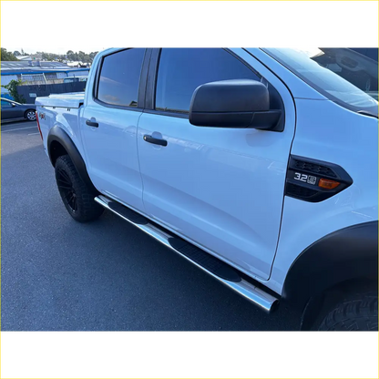 Running Board 4 inch Oval Stainless Steel Ranger Double Cab