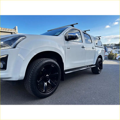 Running Board 4 inch Oval Tube Stainless Steel D-Max 2012-2020 Double