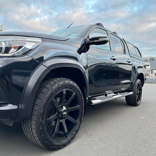 Running Board 4 inch Oval Tube Stainless Steel Hilux Revo