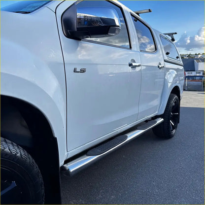 Running Board 4 inch Oval Tube Stainless Steel Hilux Vigo 2005-2015