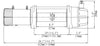 Runva EWB9500-Q Premium 4X4 Winch 12V 9500lb W/Synthetic