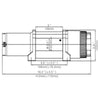 Runva EWT4500 ATV Winch 12V 4500lb W/Synthetic Rope