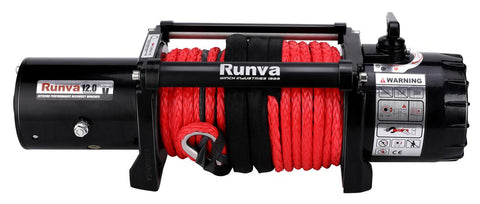 Runva EWV12000 Ultimate 4X4 Winch 12V 12000lb W/Synthetic