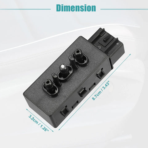 Chevrolet Avalanche Front Left Side 6 Way Power Seat Switch (2007-2013)