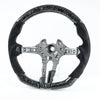 BMW F10 F11 F07 F12 F13 F06 F01 F02 Forged Carbon Suede Steering Wheel (2010-2017)