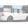 Ford Flex 8x Black Door Window Panel Trim Decal Cover (2009-2019)