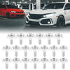 Car / Motorcycle 20pcs M6 Fender Bumper Washer Bolt Engine Fastener
