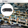 Oil Seal 20x40x7mm Nitrile Rubber Seal Ring Rotary Shaft Seal 5 Pcs