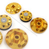 Kawasaki NINJA1000 Z1000 Frame Hole Covers  Fairing Bolts Caps Gold (2011-2016)