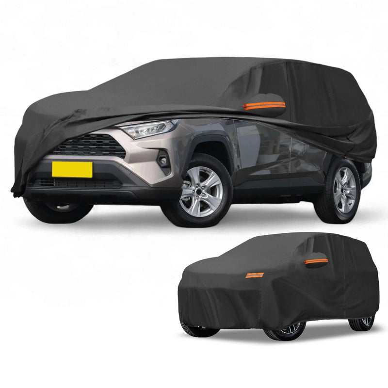Toyota RAV4 Black 190T-PU with Zipper Car Cover Waterproof All Weather