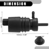 Porsche 911 (2012 - 2019) Plastic Black Windshield Washer Pump
