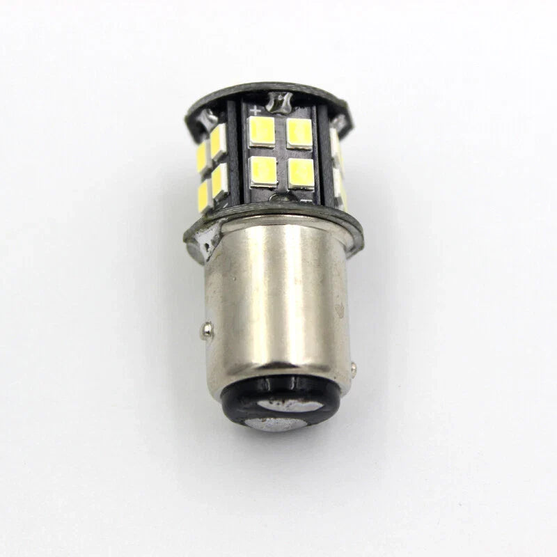 DC 6V 1157 BAY15 LED Bulb Rear lamp Turn signal light 6000K White 650LM