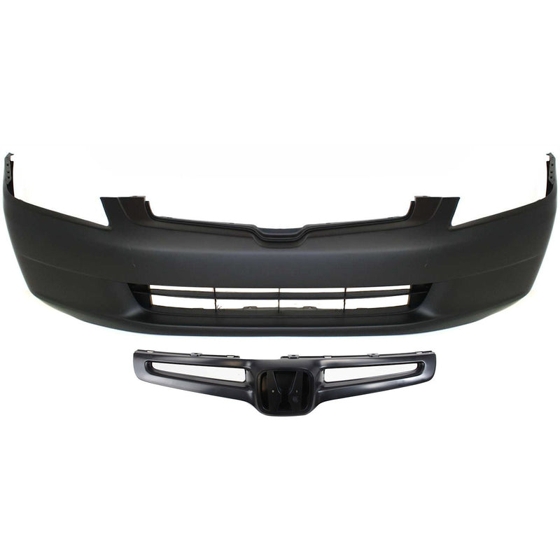 Front Bumper Cover Kit Includes Grille Assembly For